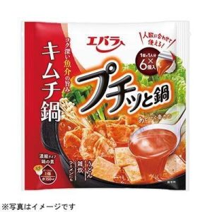 Ebara „Puchitto Nabe“, Kimchi, 6 Tassen in 1 Beutel