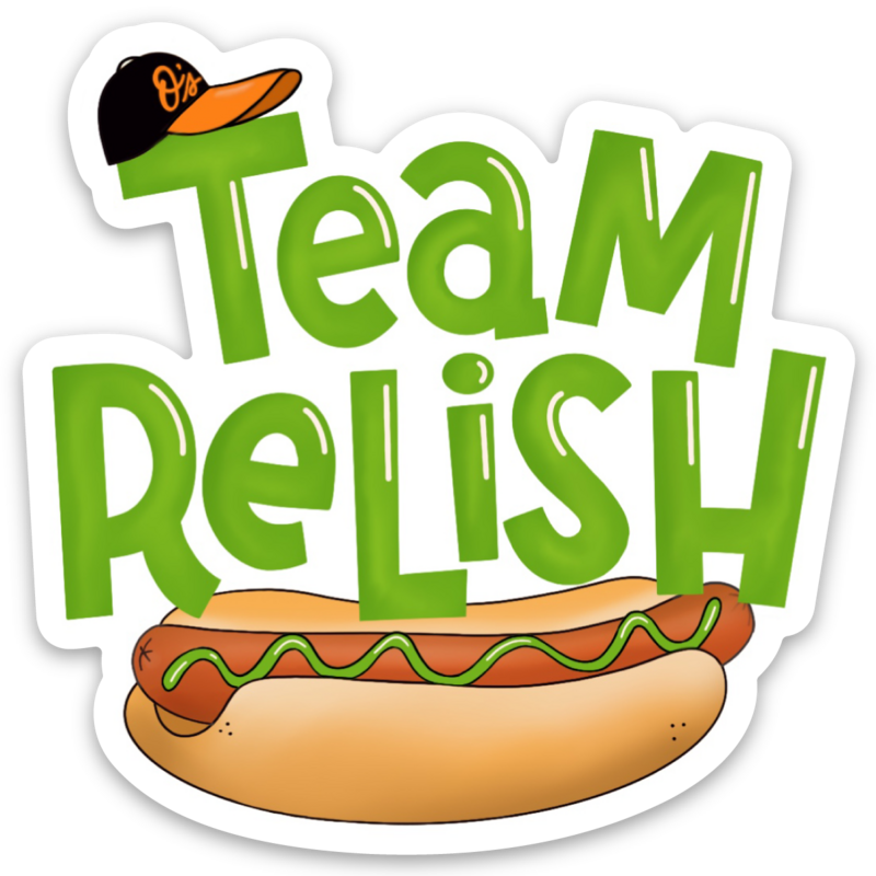 Maggie Moore Studio – Team Relish Aufkleber