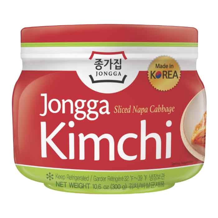 Jongga – Vegan Kimchi Original, 10,58 oz – Packung mit 6 Stück