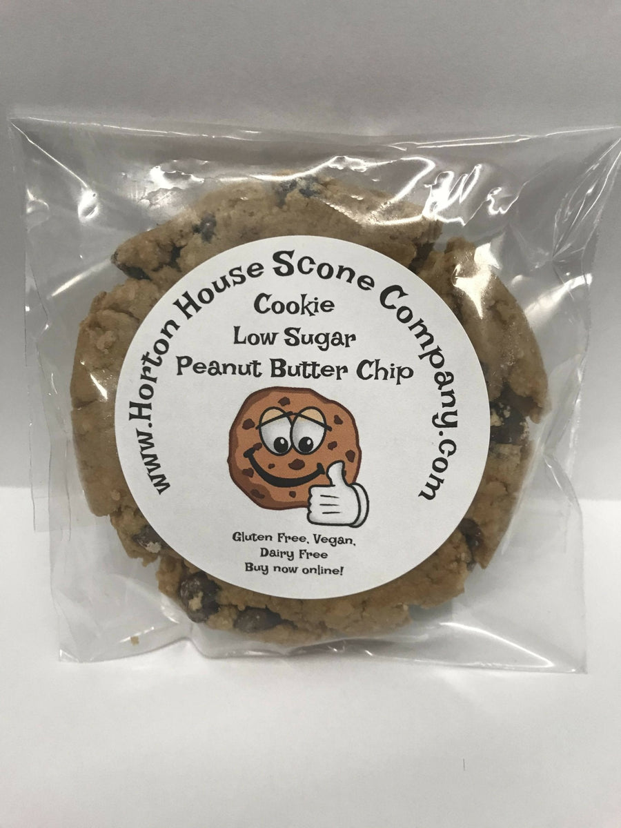 Horton Haus Scone GF – Erdnussbutter Chip Keks (Low Zucker) Fall – 12 Stück