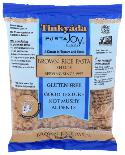 Tinkyada Pasta braun Reis Shell 16 Oz – Packung mit 1