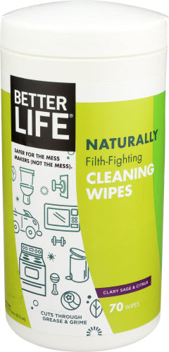 Better Life – Wipes All Purpose Sage & Citrus, 70 Stück – 6er Packung