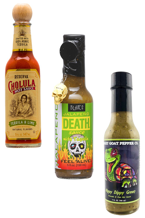Best of Tequila Infused Chilisaucen Geschenkset, 3/5oz