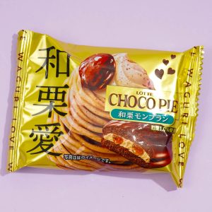 lotte choco pie montblanc japanische kastanien – 1pc