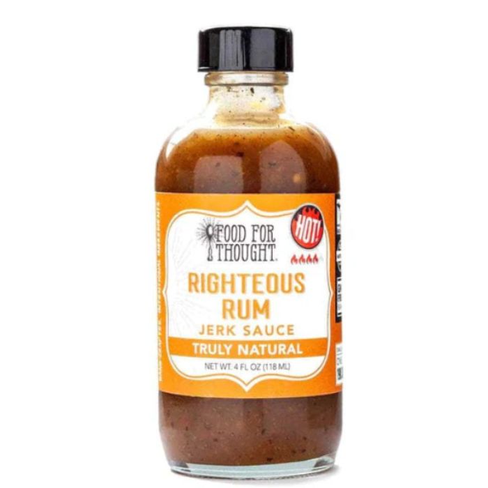 Essen zum Nachdenken – Sauce Rum Jerk 4 Oz – Packung mit 6