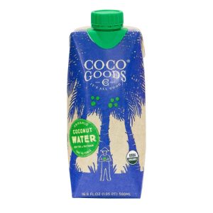 Cocogoods Co Bio-Kokoswasser, 16,9 Floz (Packung 12)