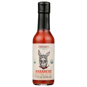 O’Brothers Bio-Habanero-Pfeffersauce, – 5oz