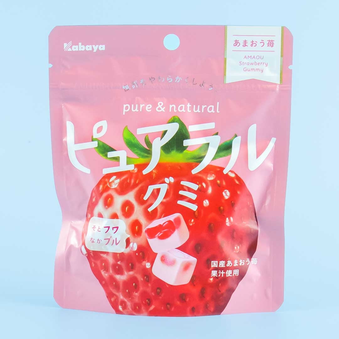 Kabaya Pureral Gummy – Amaou Erdbeere
