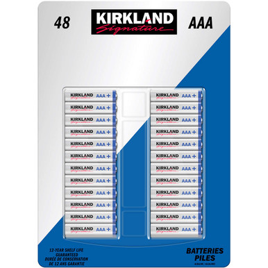 Kirkland Signature AAA Alkalische Batterien, 48 Stück