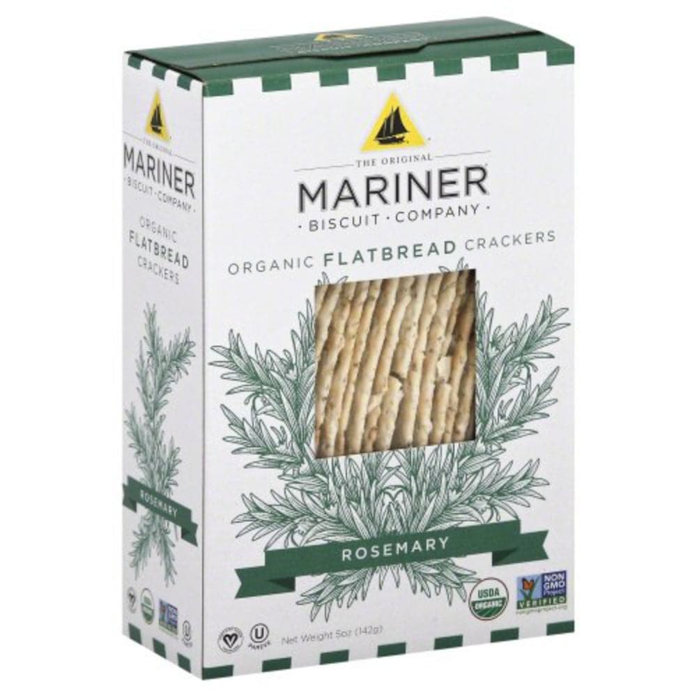 Mariner – Crackers Fladenbrot Bio Rosmarin, 5 Oz