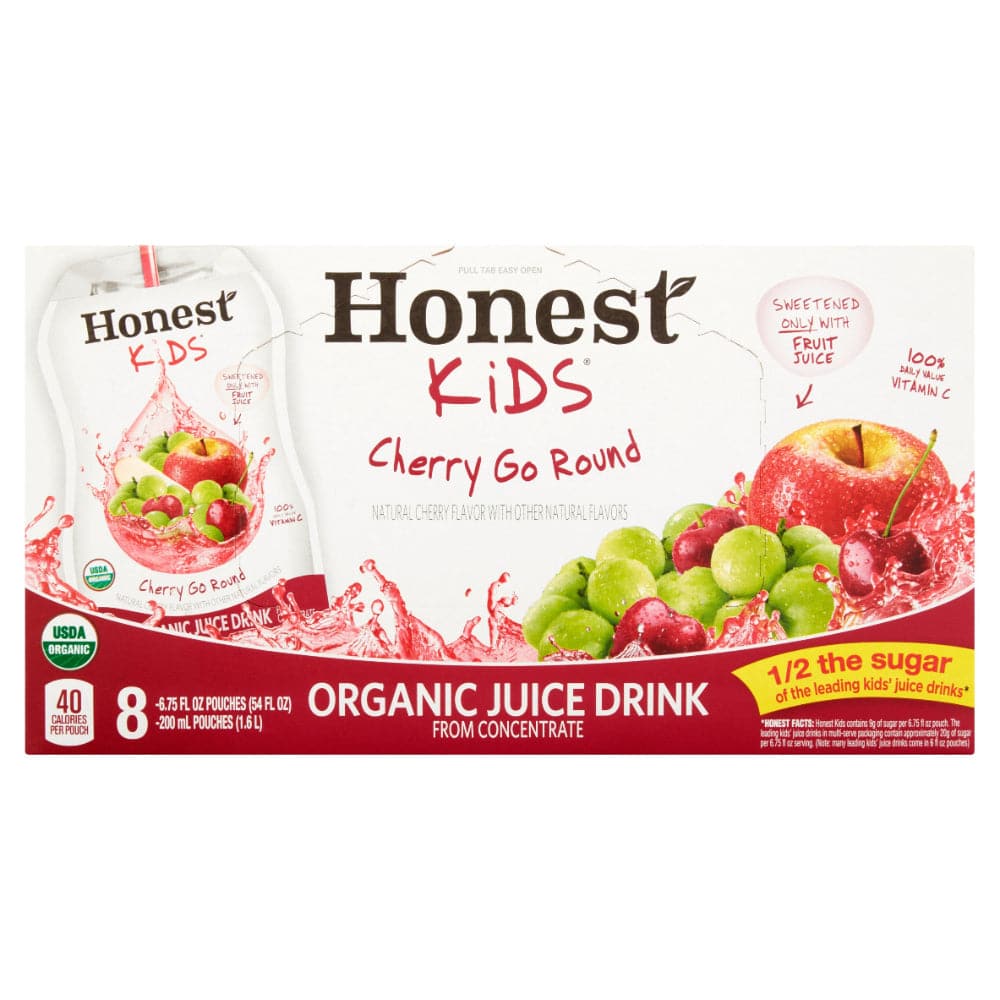 Honest Kinder – Bio-Saftgetränk Kirsche Go rund, 54 fl oz