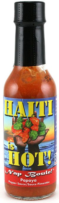 Haiti ist heiß! Papaya Pfeffersauce, 5oz