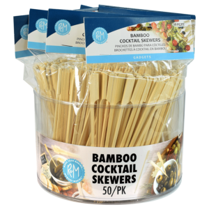 R&M International Bamboo Cocktail Skewers