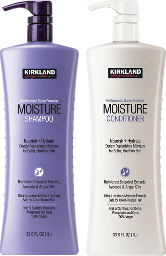 Kirkland Signature Feuchtigkeits-Shampoo, Conditioner, 33,8 Fl oz (2 Stück)