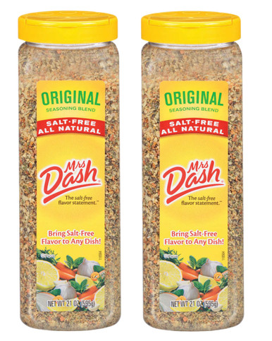 Mrs Dash Salzfreie Original Gewürzmischung, 21 oz (Packung mit 2)