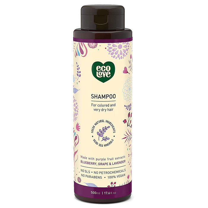 EcoLove – Violett Frucht Shampoo für gefärbtes & trockenes Haar 17.6 fl oz