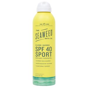Seaweed Bad co. – klare Schutz spf 40 Sportspray, 6 oz