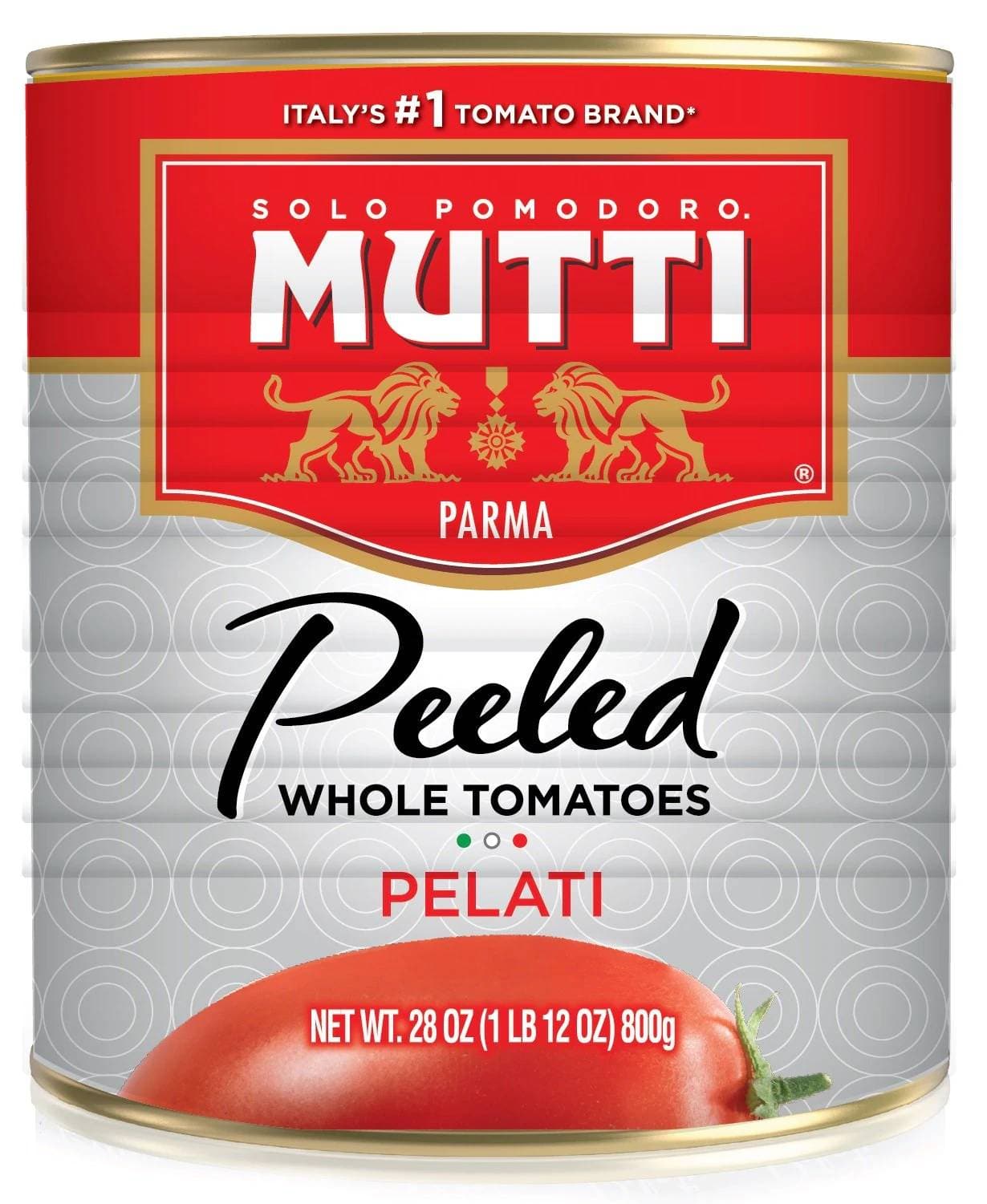 Mutti Tomate Peeled, 28 Oz – Packung mit 12 Stück
