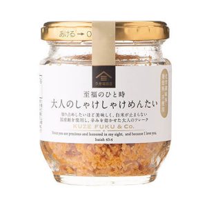 Kuzefukushouten, Shifuku no Hitotoki Otona no Shake Mentai, Salmon & würziger Kabeljau, – 80g