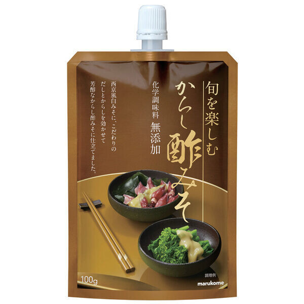 Marukome, Geschmack Miso Serie, Shun wo Tanosimu, “Karashi Su Miso” 100g