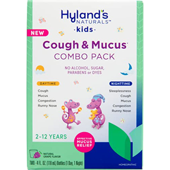 Hyland – Kinder Husten Mucus Combo 8 Fo – Packung mit 1