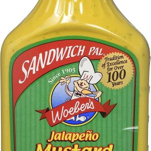 Woeber Senfsandwich pal jalapeno 16 Unzen – Packung mit 6