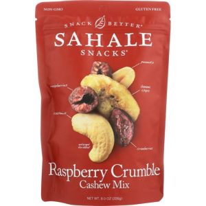 Sahale Snacks Nut Mix Himbeer-Bröckel Cashew 8 Unzen – Packung mit 4
