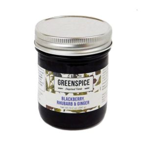Brombeere, Rhabarber und Ingwer-Spritzgläser – 6 x 10,2 Unzen
