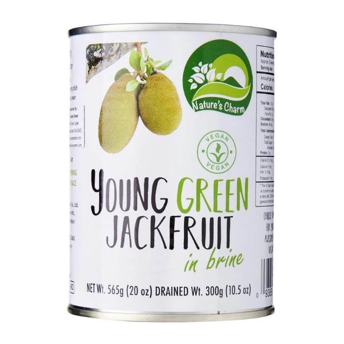 Nature's Charm – Junge grüne Jackfrucht in Brine, 20 Unzen