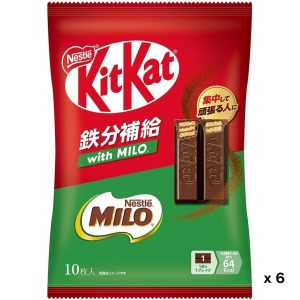 Kit Kat Mini Eisen Befestigung Milo Geschmack 10 Stück x 6 Taschen limitierte Version in japan – tokyo sakura Mall gemacht