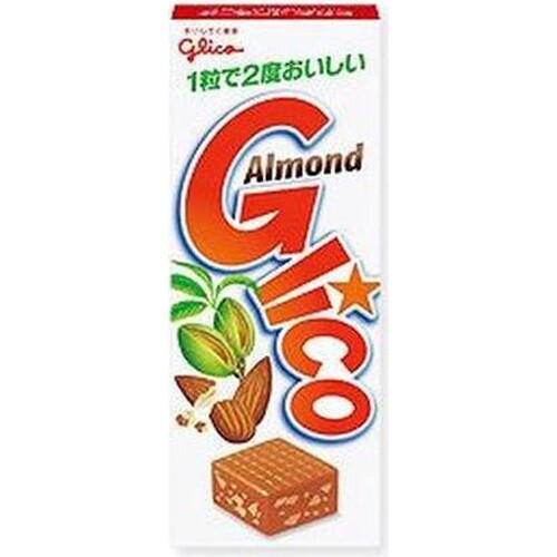 Glico, Mandel Glico, 18 Stück, Karamell mit zerkleinerter Mandel, 18 Stück in1 Feld