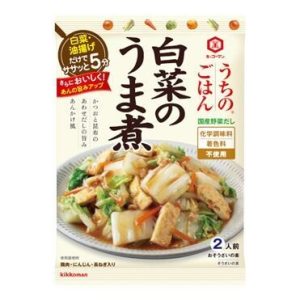 Kikkoman , Uchinogohan, Hakusai no Umani, Soy Soße für chinesischen Kohl, dicker Typ, – 129g