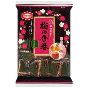 Kameda “Ume no Kamaki”, Umeboshi Geschmack Reisknacker mit Nori (Meer Unkraut)
