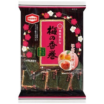 Kameda “Ume no Kamaki”, Umeboshi Geschmack Reis Cracker mit Nori (Meer Unkraut)