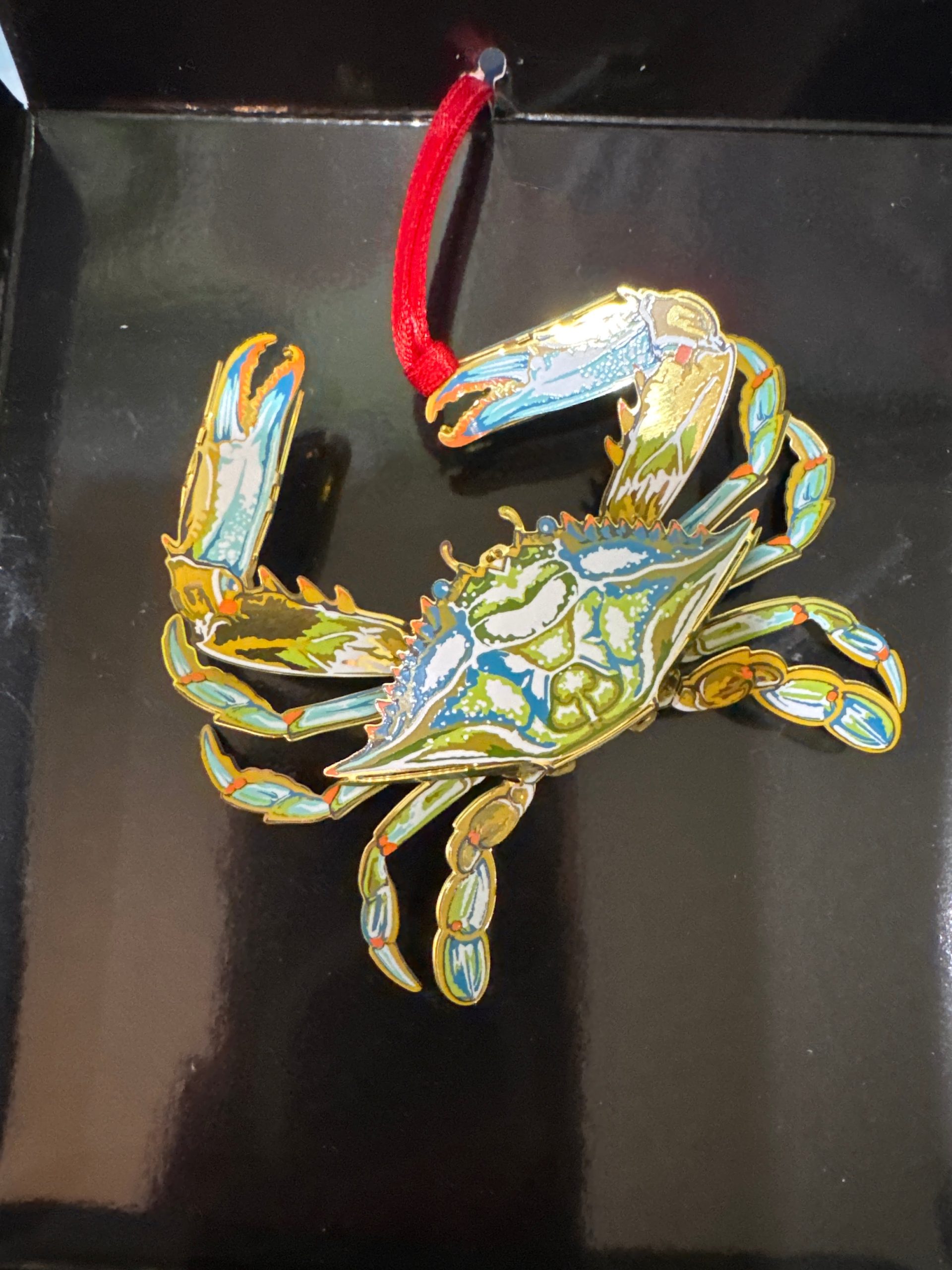 3D Messing Krabbe Ornament