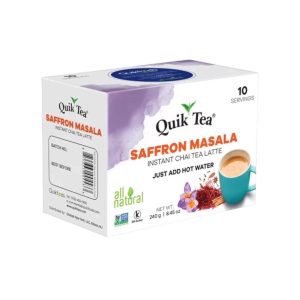 Quik Tee Safran Masala Instant Chai Tee Latte