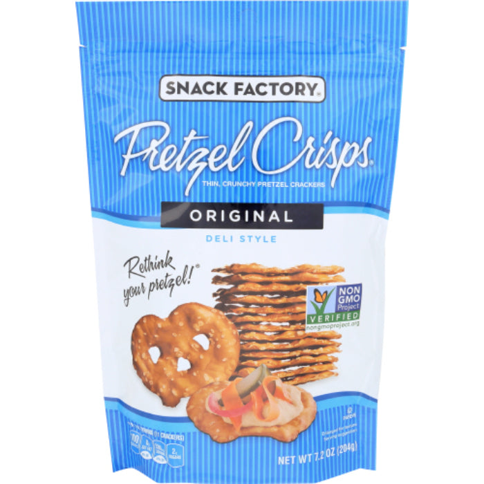 Snack Factory – Brezel Crisp Original, 7,2 Oz – Packung mit 12 Stück