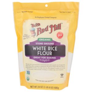 Bob's Red Mill Mehl, Reis, Weiß, Bio, 24 Oz – 4er Packung