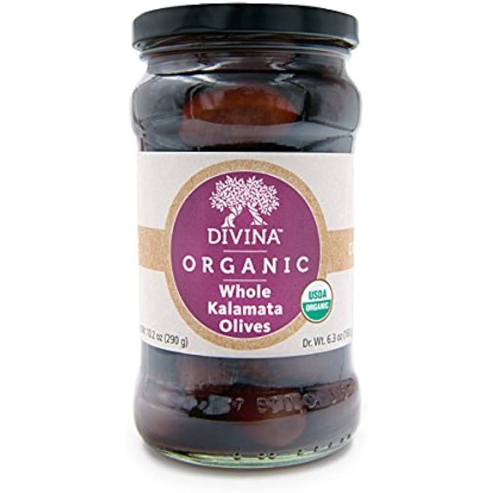 Divina Bio ganze Kalamata Oliven, 10.2 Oz