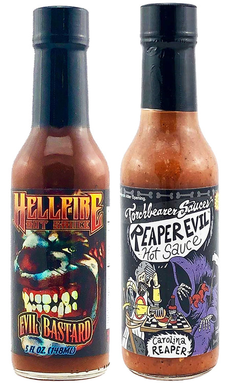 Torchbearer Böse Reaper Bastards Chilisauce Set, 2/5oz
