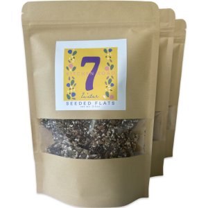 7 Kitchen Road Seeded Flats, Za'atar Packung – 12 Packungen x 3,5 Unzen Fall