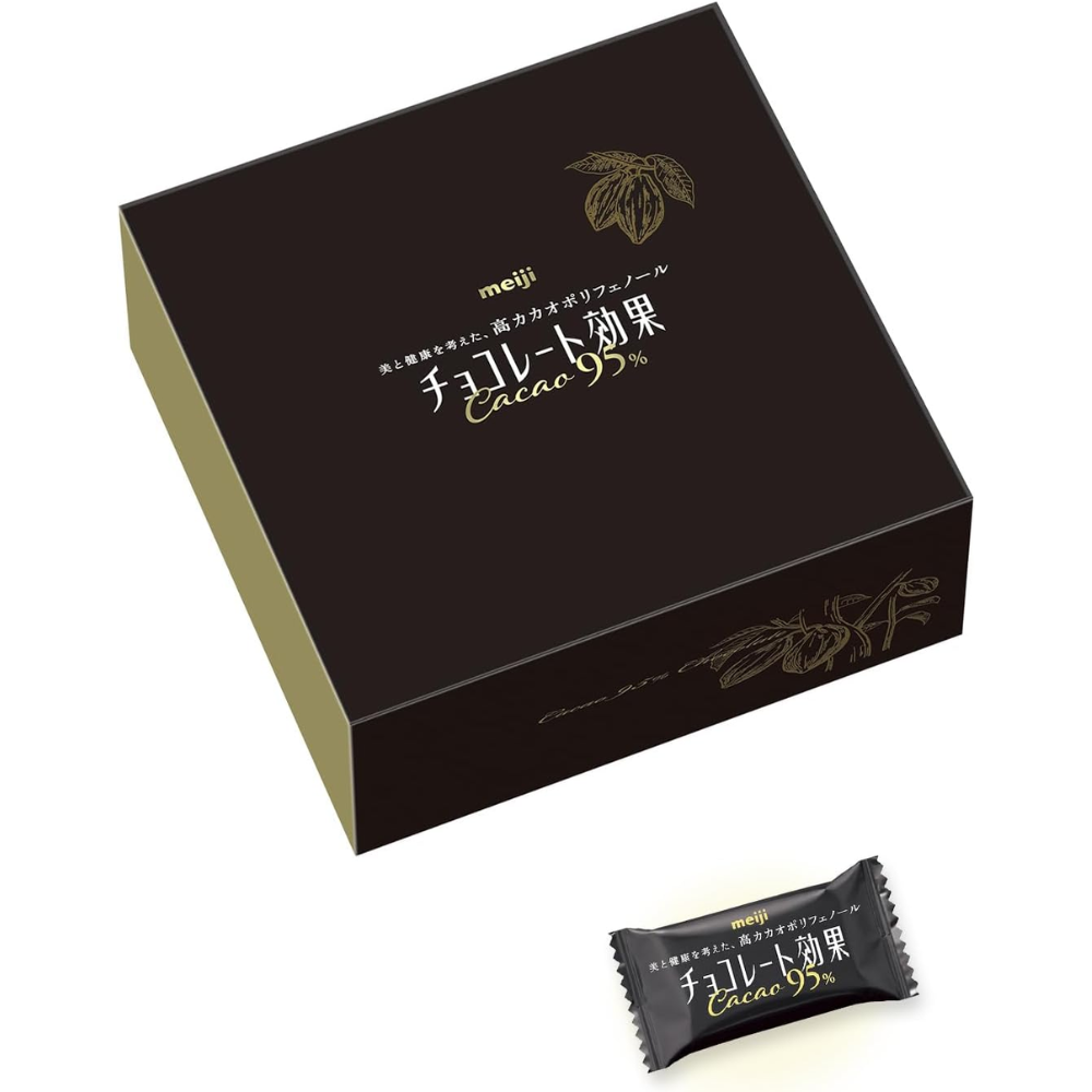 Meiji Schokolade Kōka 95% Kakao 800 g Box – Hergestellt in Japan – Tokyo Sakura Mall