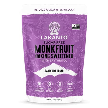 Lakanto Monkfruit Backsüßstoff mit Erythritol – kalorienarm