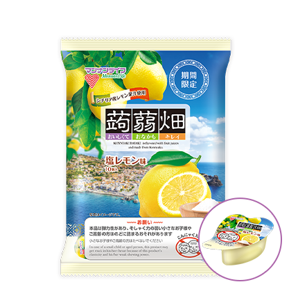 Mannan Life “Konnyaku Batake, Zitronengeschmack” Konjac Früchte Gelee, 25g x 12 Stück