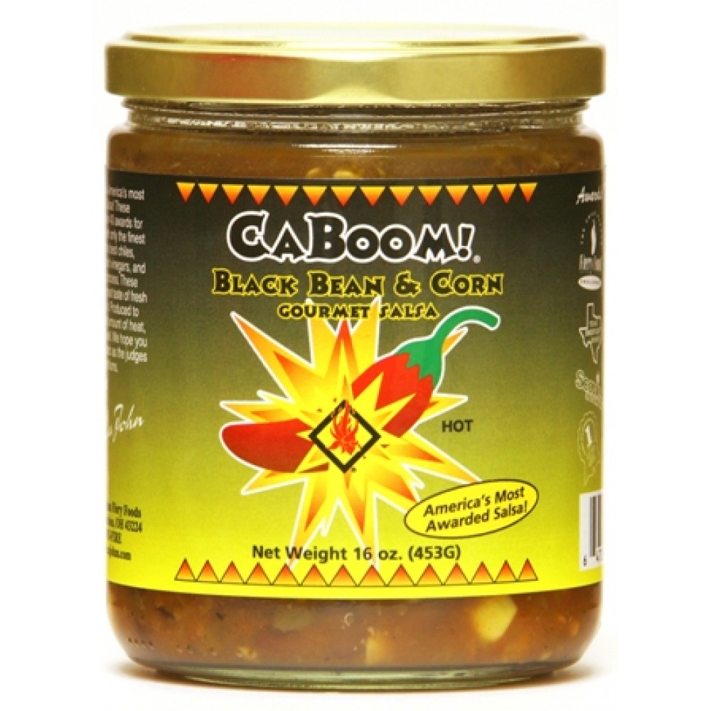 Cajohn's Schwarz Bean und Mais Hot Gourmet Salsa