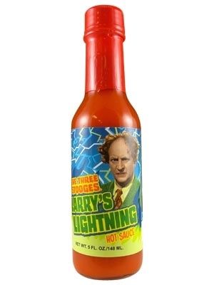 Die drei Stooges Larry's Lightning Chilisauce, 5oz