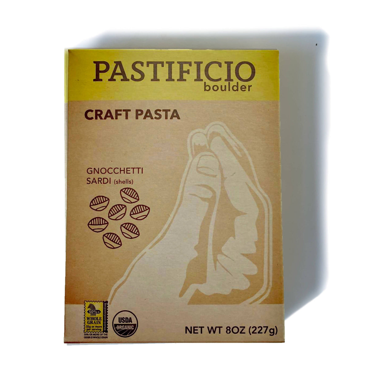 Pastificio Boulder GNOCCHETTI SARDI Heritage Alte Weizen Pasta Box – 6 Boxen x 16oz Fall