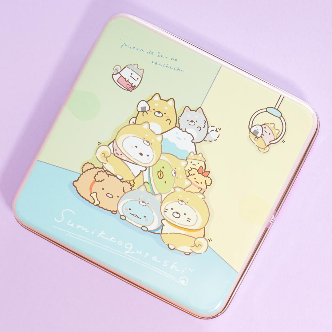 Sumikko Gurashi Puppy Time Square Keksedose