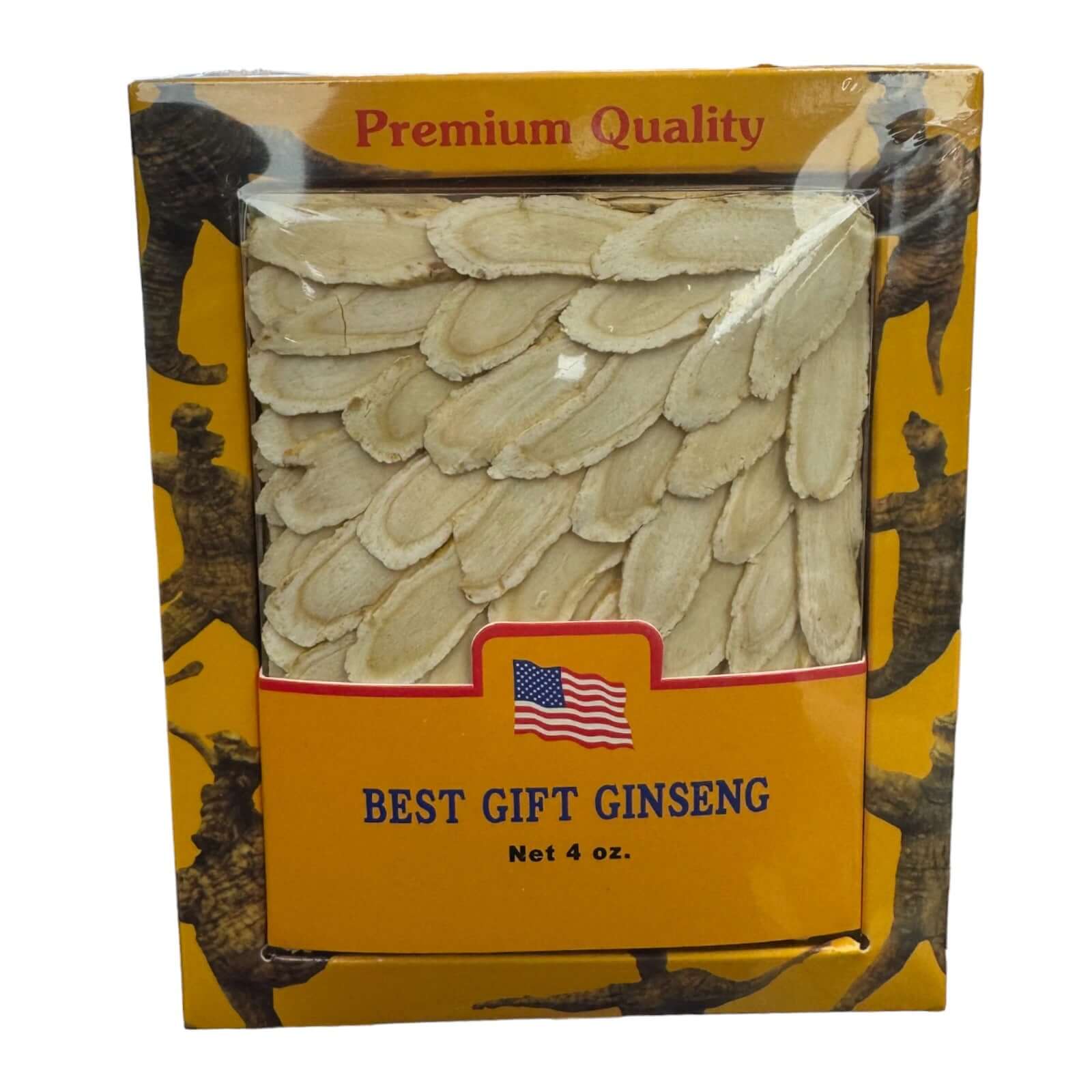 U.S.A. Bestes Geschenk Ginseng geschnitten