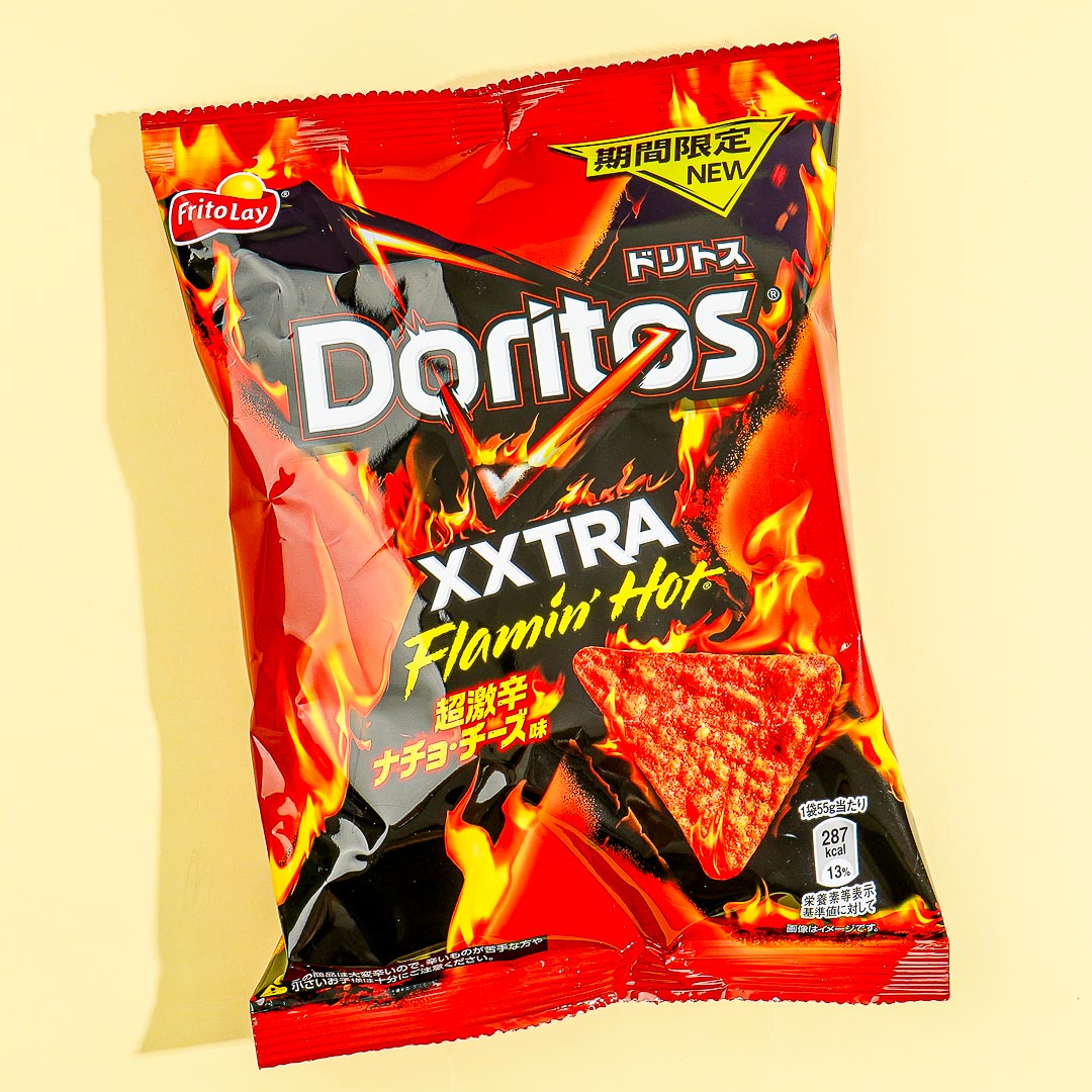 Frito-Lay Doritos XXTRA Flamin' Hot Tortilla Chips – Nacho Käse